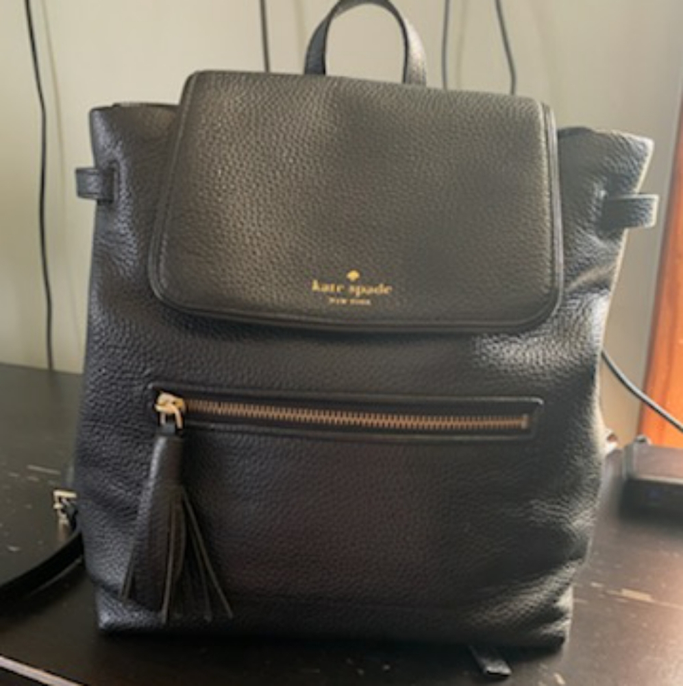 Kate spade leather backpack